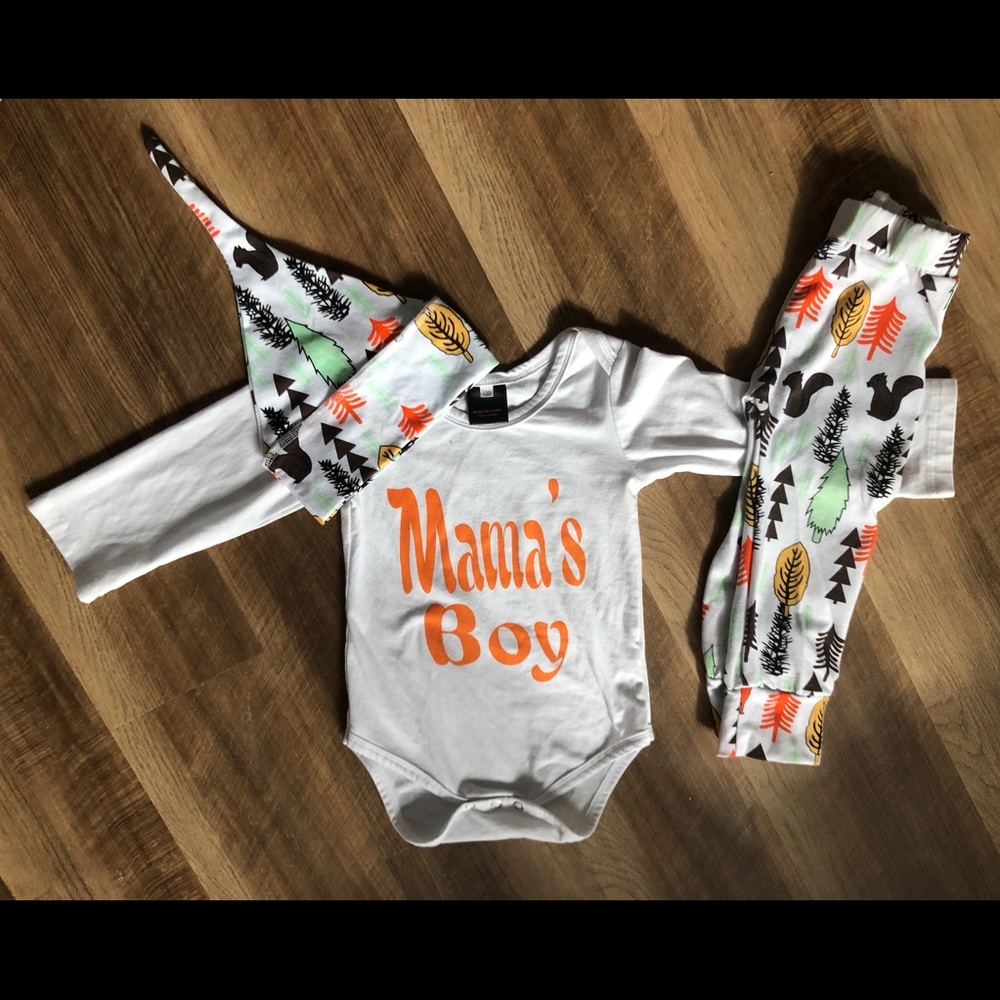 Mama’s Boy Outift w/ Hat